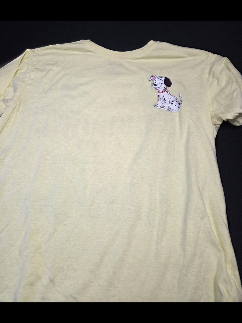 Disney Yellow Dalmatian Pocket Tee for Dogs